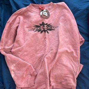 Vintage Hypercolor Crewneck Sweatshirt Pullover Bleach Tie Dye 90’s 2000’s Y2K